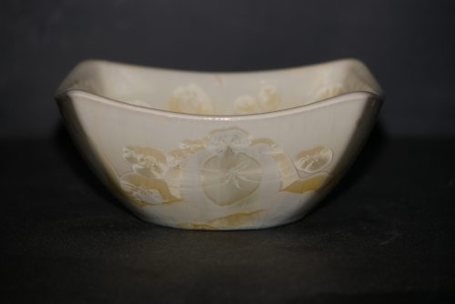 Coupelle en porcelaine jaune soleil