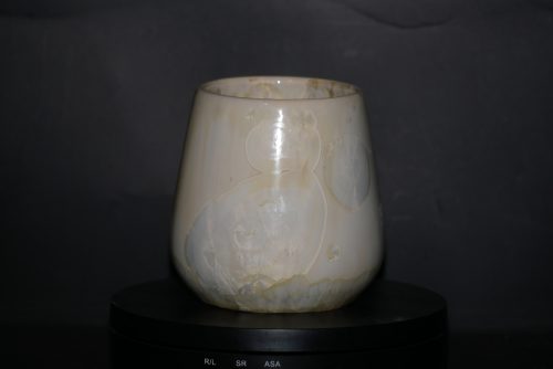 Tasse sans anse porcelaine jaune soleil