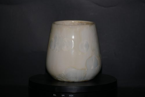 Tasse sans anse porcelaine jaune soleil