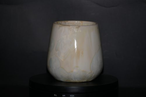 Tasse sans anse porcelaine jaune soleil