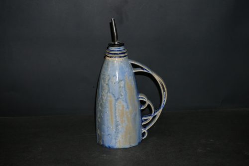 Huilier en grès bleu gris 6 cl