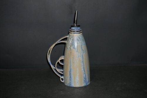 Huilier en grès bleu gris 6 cl