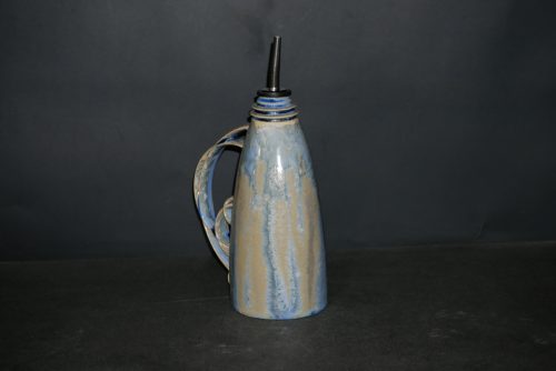 Huilier en grès bleu gris 6 cl