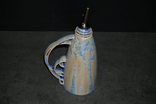 Huilier en grès bleu gris 6 cl