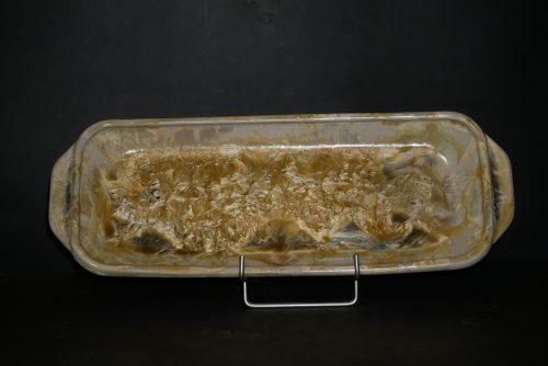 Plat à cake porcelaine jaune soleil