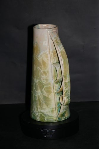 Carafe vert citron en porcelaine 75cl