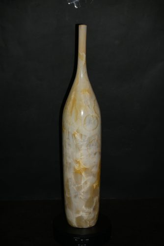 Grand soliflore-bouteille en porcelaine