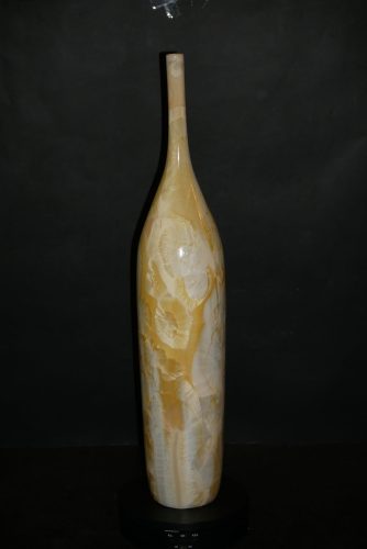 Grand soliflore-bouteille en porcelaine