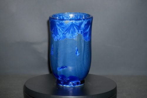 Tasse sans anse en porcelaine bleu-nuit 20cl