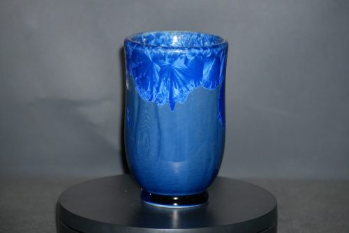 Tasse sans anse en porcelaine bleu-nuit 20cl