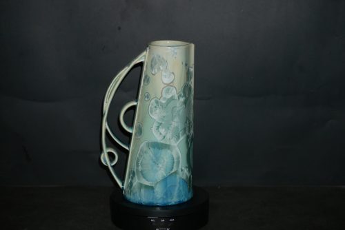 Carafe vert turquoise en porcelaine 75cl