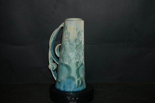 Carafe vert turquoise en porcelaine 75cl