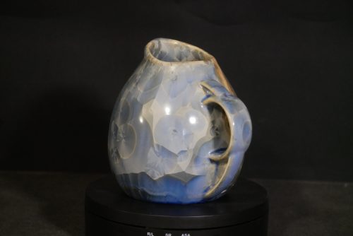 Petite carafe porcelaine gris-bleu 45cl