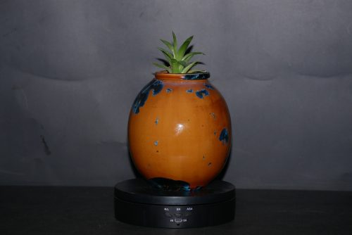 Vase avec pot encastrable en porcelaine pour plante grasse