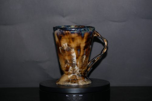 Mazagran avec anse en grès noir 17cl