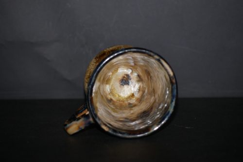 Mazagran avec anse en grès noir 17cl