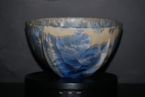 Grand bol en porcelaine gris-bleu 9 cm