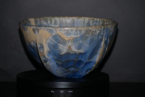 Grand bol en porcelaine gris-bleu 9 cm