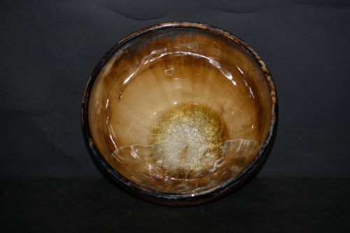 Grand bol en grès noir