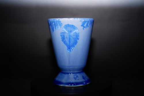 Mazagran en porcelaine bleu de cobalt 17cl