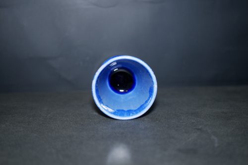 Mazagran en porcelaine bleu de cobalt 17cl