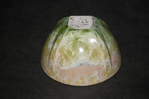 Grand bol en porcelaine vert-citron 9 cm