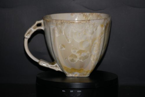 Bol avec anse 50cl en porcelaine jaune soleil - Tasse