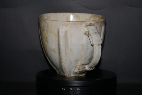 Bol avec anse 50cl en porcelaine jaune soleil - Tasse