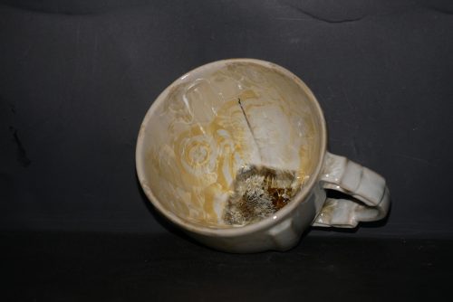 Bol avec anse 50cl en porcelaine jaune soleil - Tasse