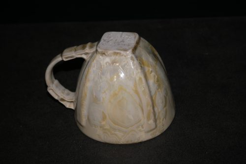 Bol avec anse 50cl en porcelaine jaune soleil - Tasse