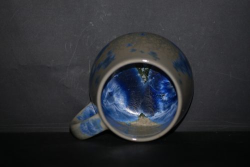 Tasse à thé en porcelaine cristaux bleu-ciel