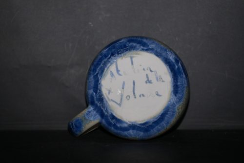 Tasse à thé en porcelaine cristaux bleu-ciel